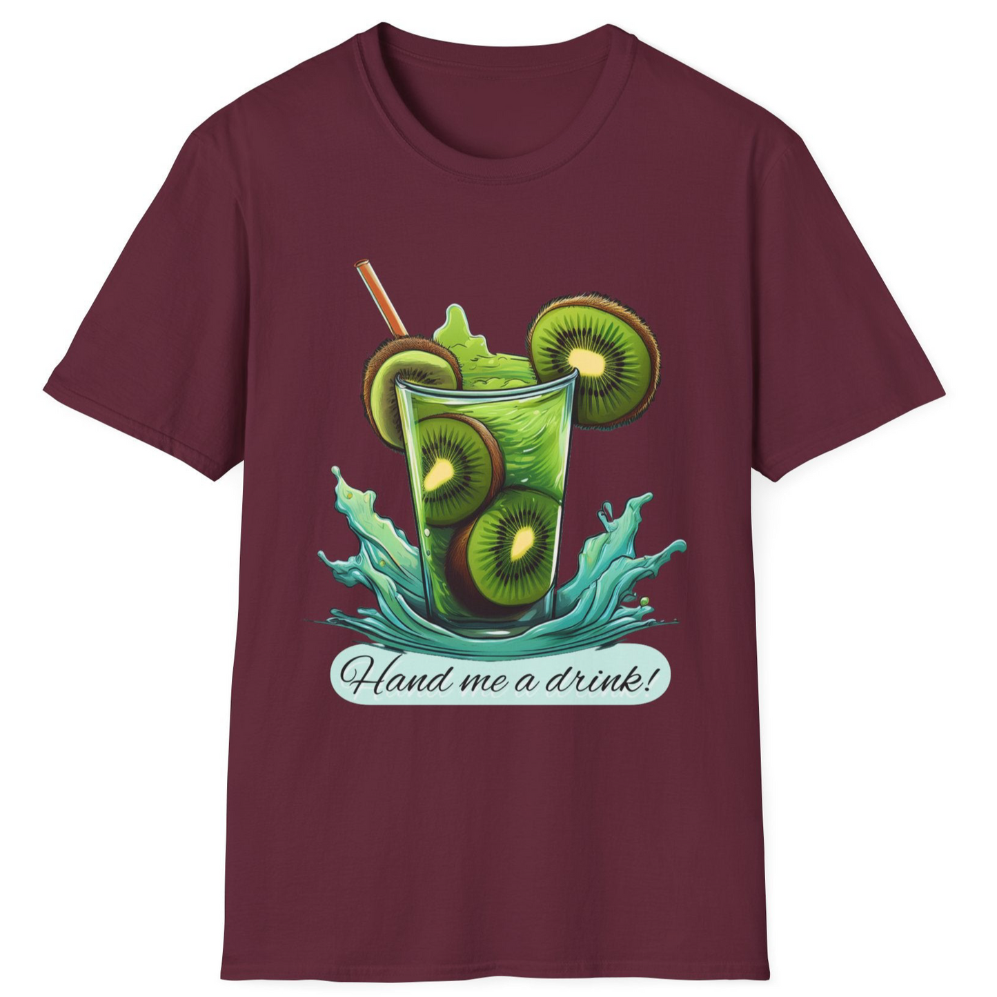 Tropical Cocktail T-Shirt - Hand Me a Drink, Funny Summer Tee,