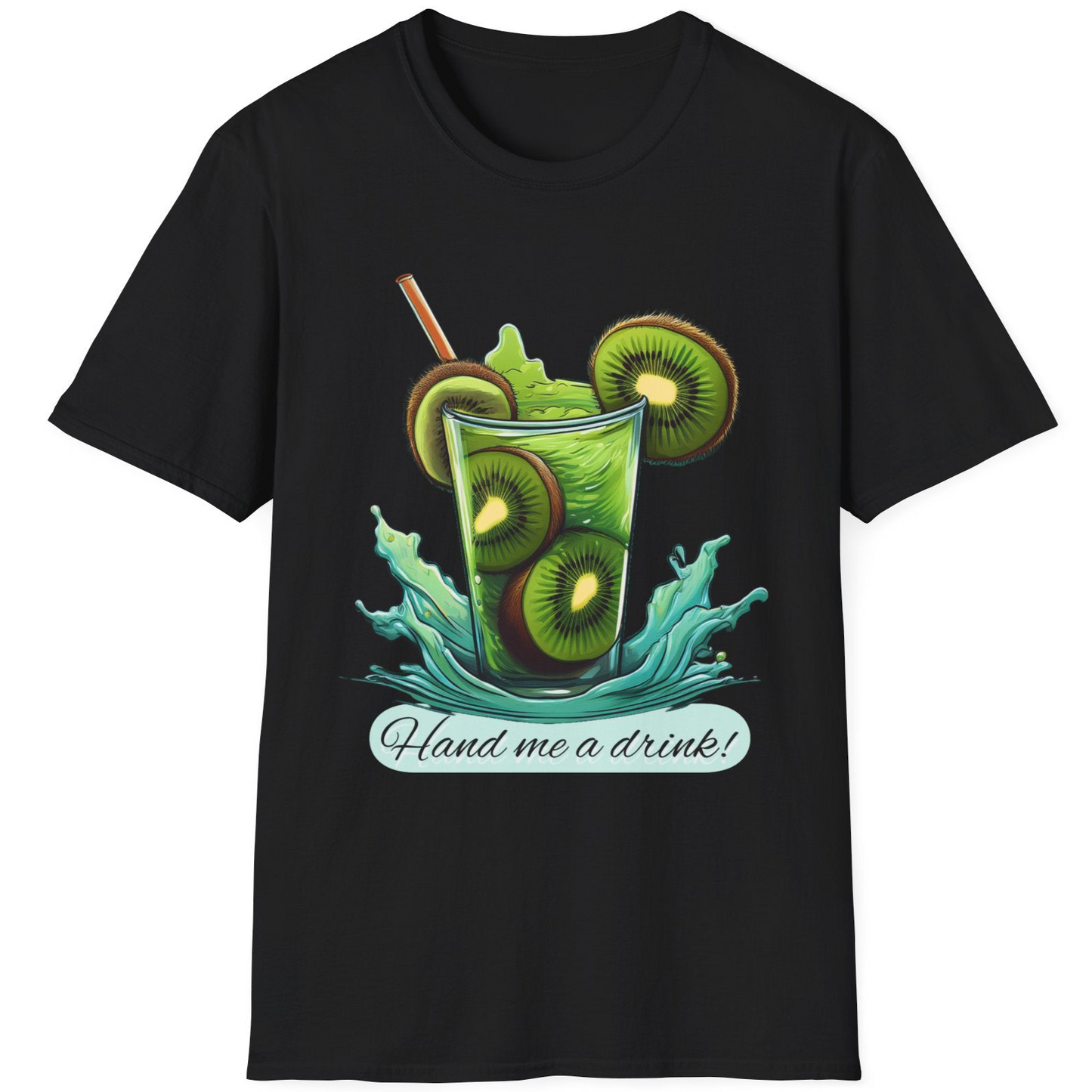 Tropical Cocktail T-Shirt - Hand Me a Drink, Funny Summer Tee,