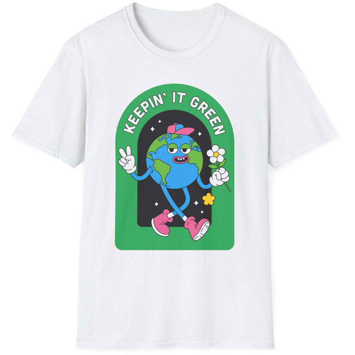 “Keeping it green” earth lover t-shirt