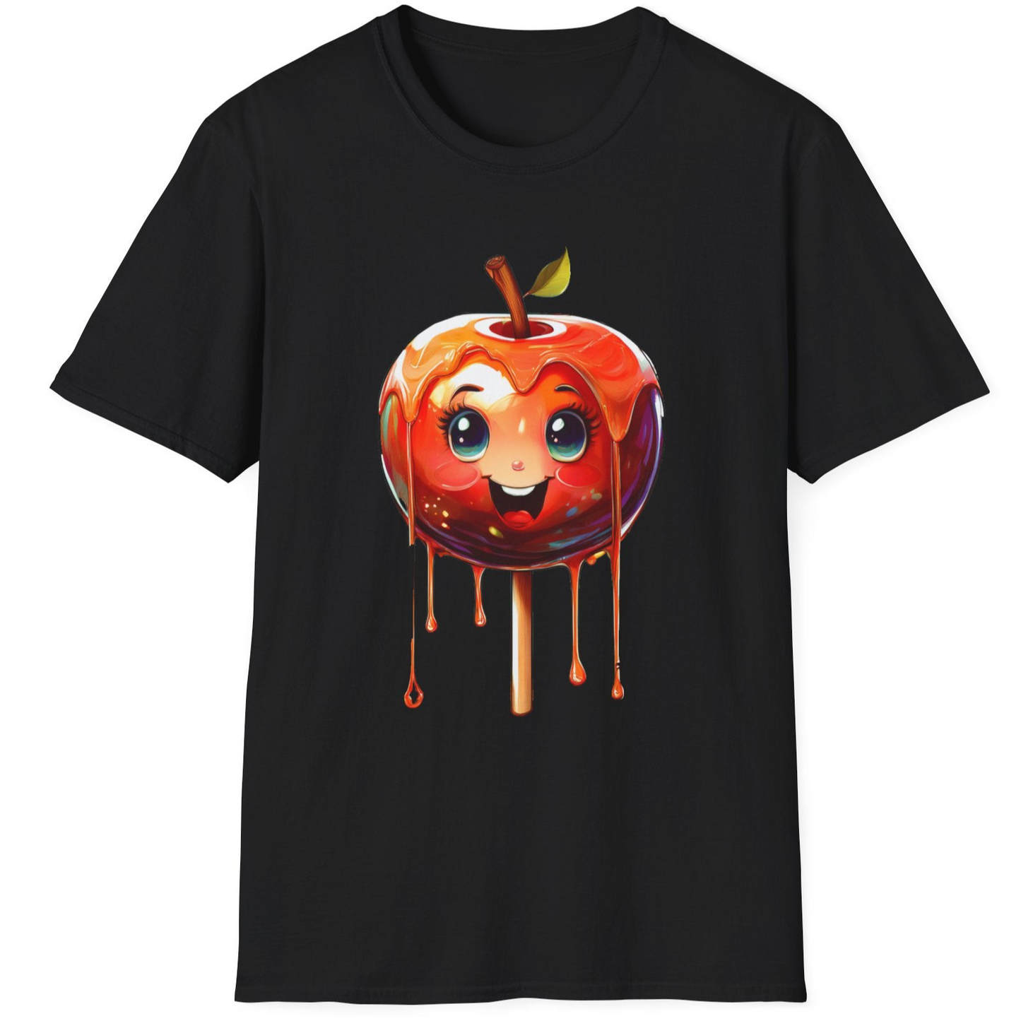 Cute Cartoon Carmel Apple T-Shirt