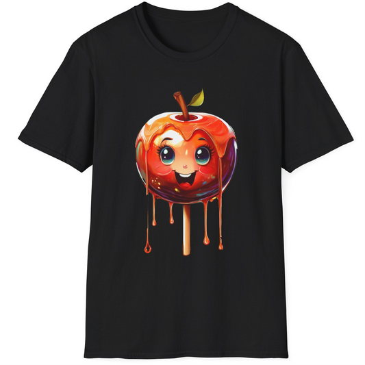 Cute Cartoon Carmel Apple T-Shirt