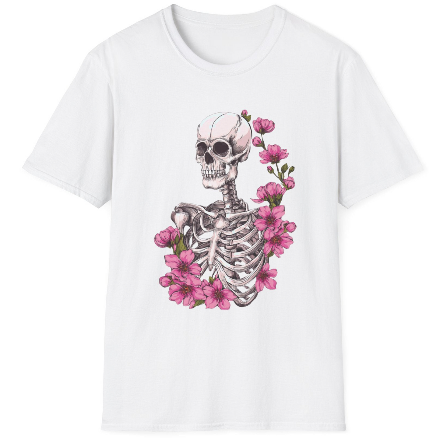Skeleton blossoms T-shirt