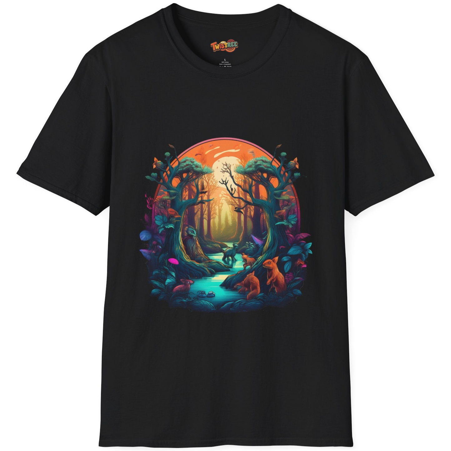 Forest Spirit Unisex Softstyle T-Shirt
