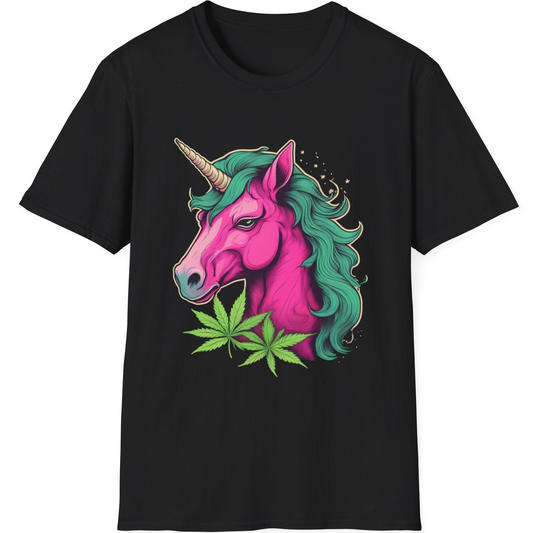 Unicorn & Mary Jane leaf Softstyle T-Shirt