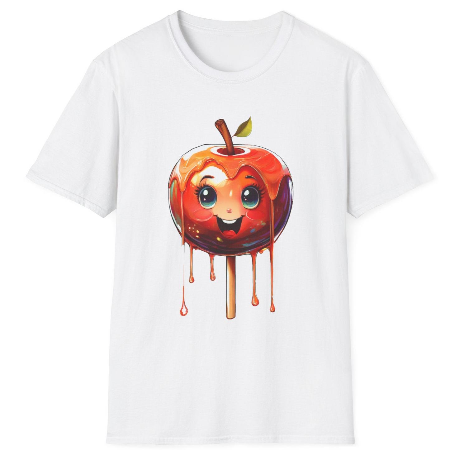 Cute Cartoon Carmel Apple T-Shirt