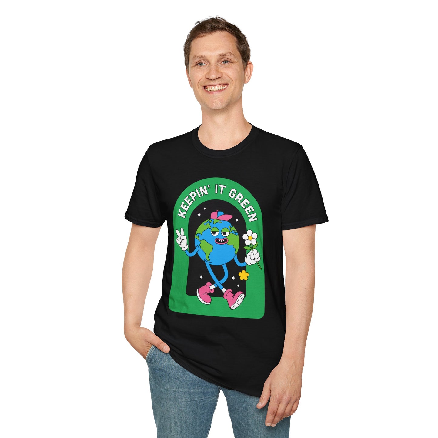 “Keeping it green” earth lover t-shirt