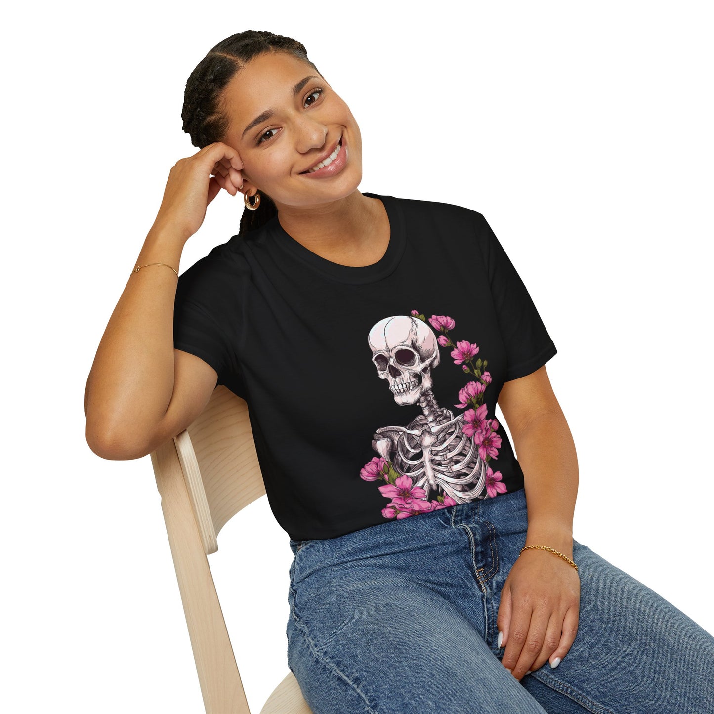 Skeleton blossoms T-shirt